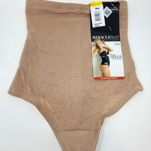 Miraclesuit nude thong shapewear M body shaper